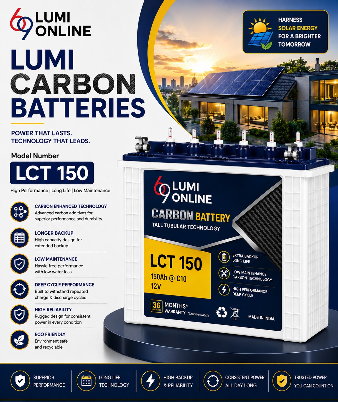 LCT150 Carbon Battery